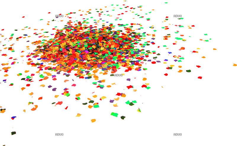 Konfetti Clipart (800x800), Png Download