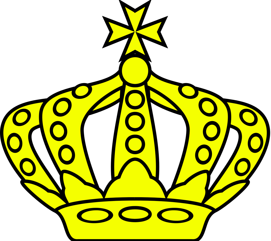 Maltese Crown - Crown Drawing For Coat Of Arms Clipart (1152x1024), Png Download
