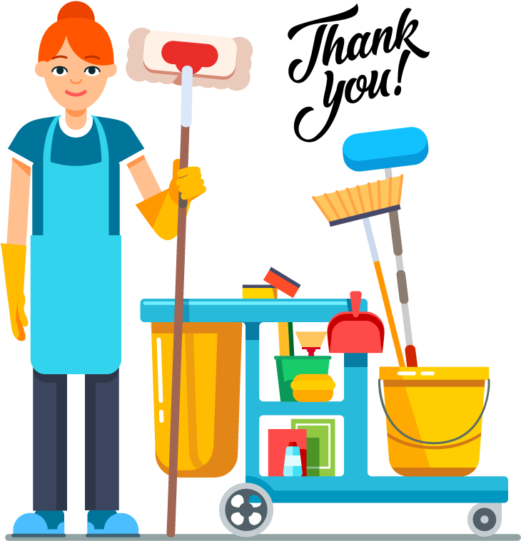 Thank You Yours Bond Cleaning Png Thank You Cleaners Janitor And