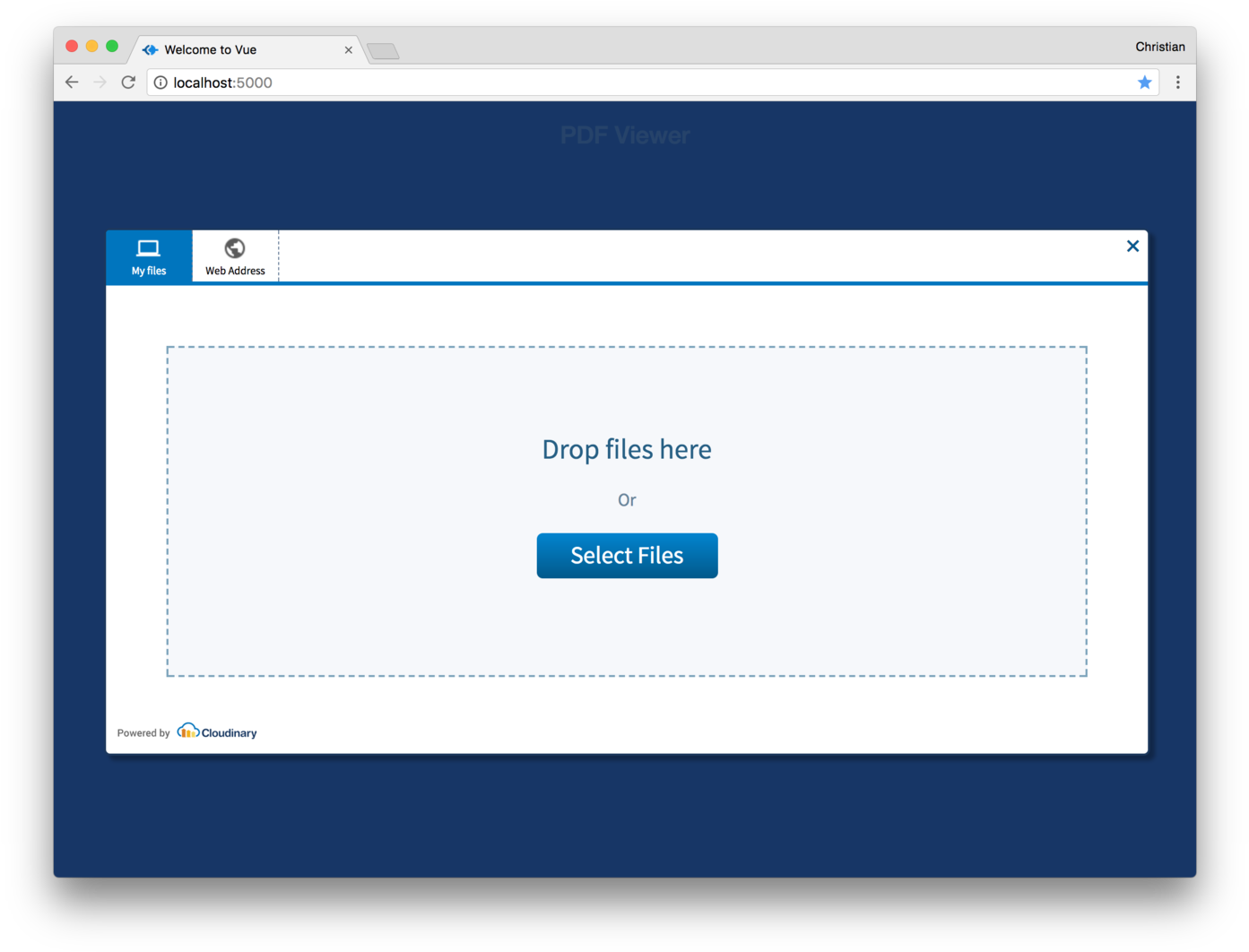 The Openuploadwidget Method On The Cloudinary Object - Vue Image Upload Clipart (1400x1074), Png Download