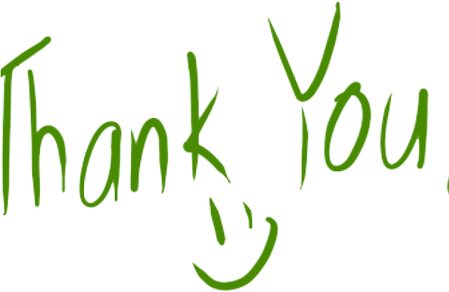 Thank You Png Transparent Images - Thank You Clipart (640x480), Png Download