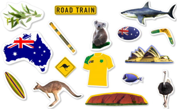 Australien Deko Clipart (800x640), Png Download