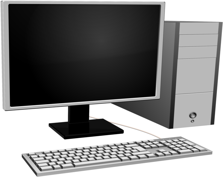 Computer Keyboard Computer Cases & Housings Computer - Компьютер Клипарт Clipart (750x750), Png Download