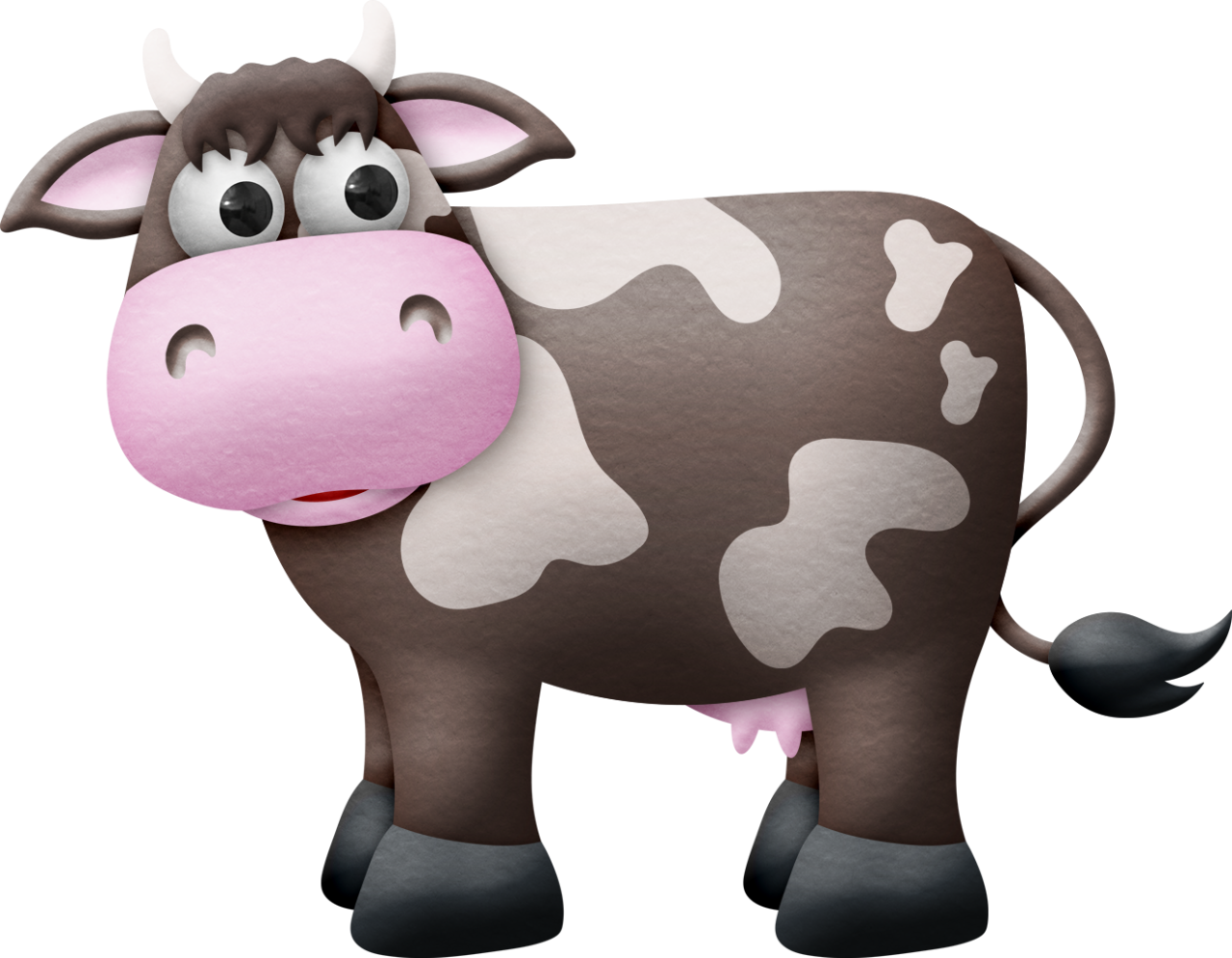 B *✿*'oinka Doodle Moo - Working Animal Clipart (1280x995), Png Download