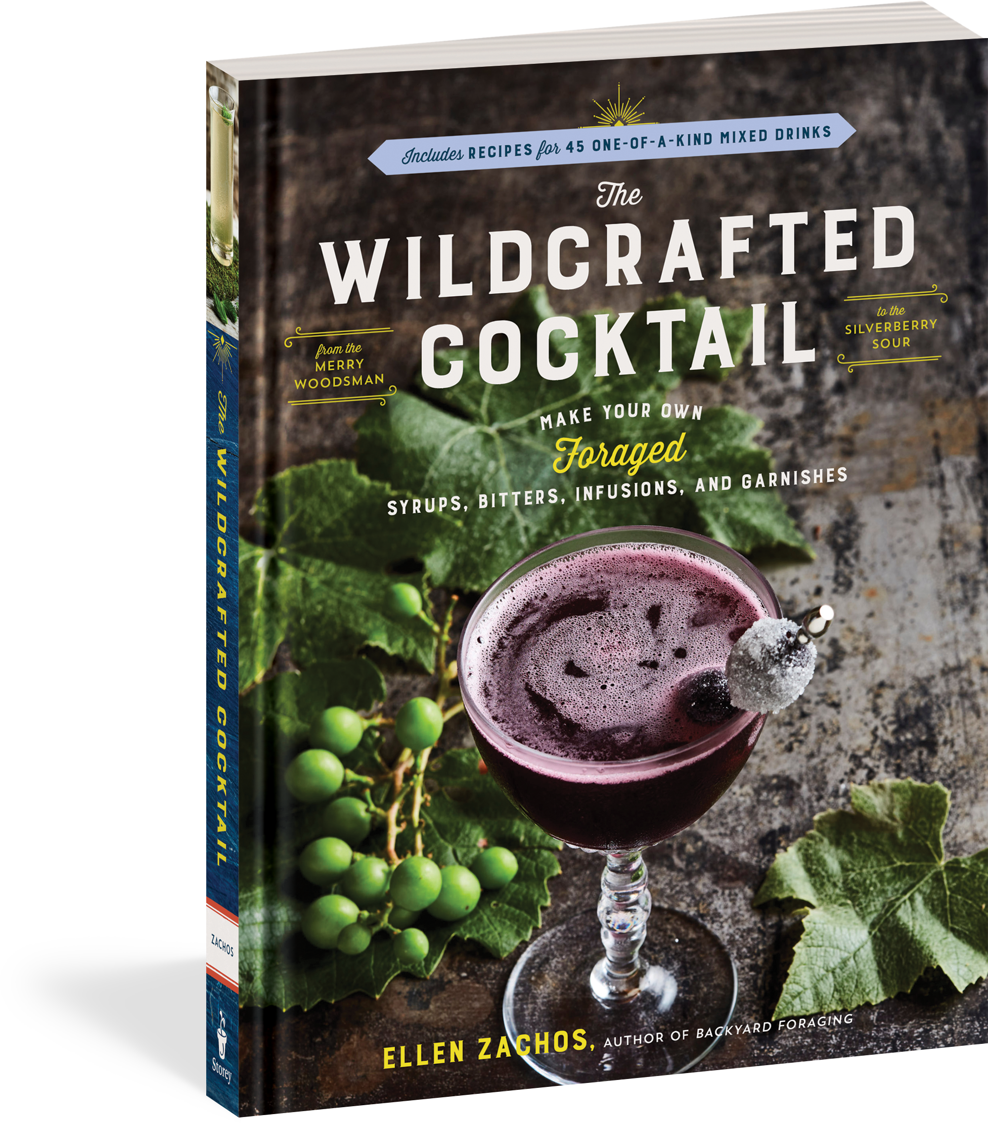 The Wildcrafted Cocktail: Make Your Own Foraged Syrups, Clipart (1998x2271), Png Download