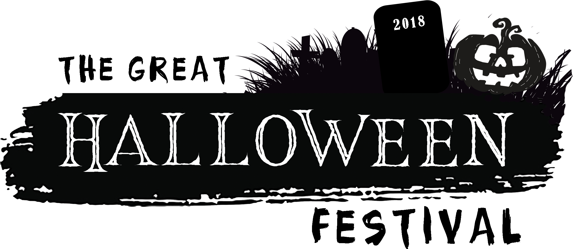 The Great Halloween Festival Is Not Only A Frighteningly Clipart (2842x1508), Png Download