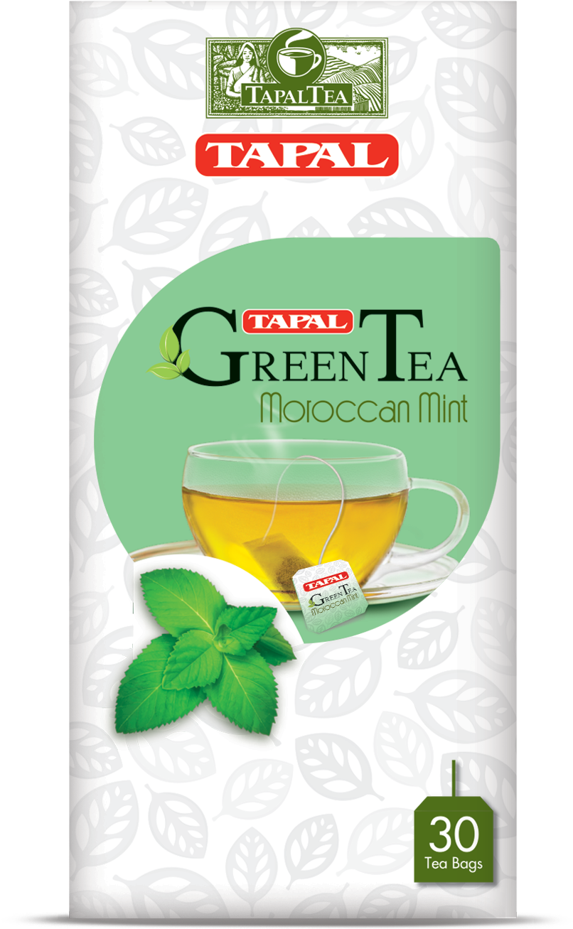Mint Green Tea Bag - Tapal Tea Clipart (1317x1666), Png Download