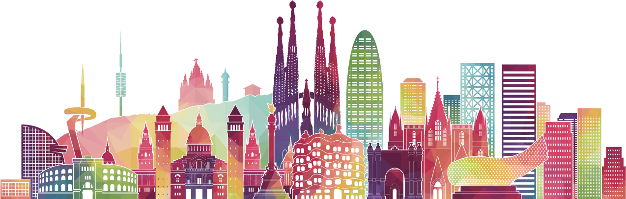 Early Bird Registration Deadline Was - Barcelona Madrid Skyline Clipart (1280x432), Png Download