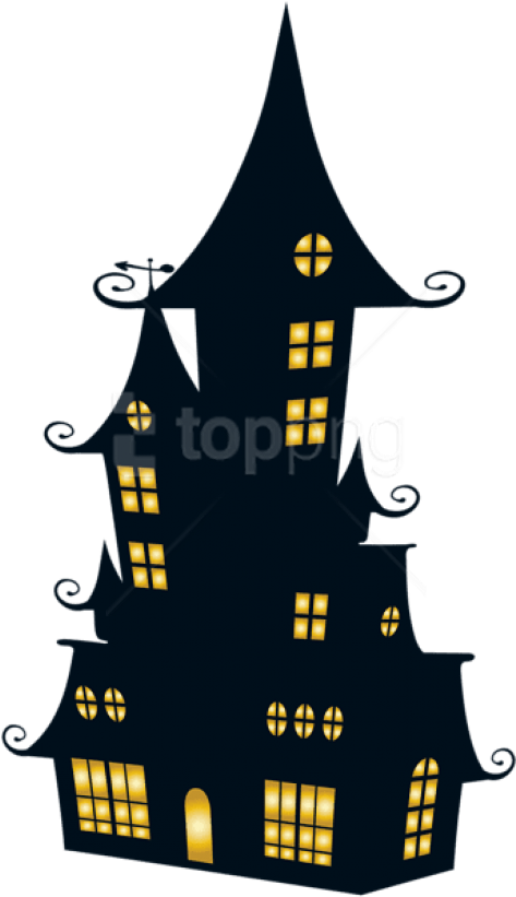 Free Png Halloween House Png Images Transparent - Halloween House Images Png Clipart (480x826), Png Download