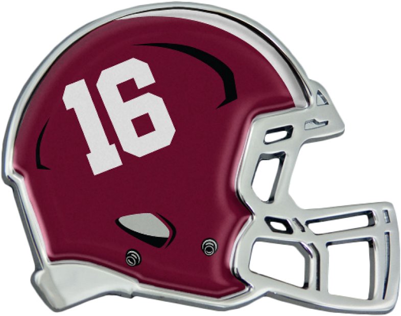 University Of Alabama Crimson Tide Chrome Helmet Auto - Football Helmet Clipart (800x800), Png Download