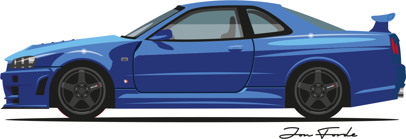 Master Lead 0007 Vector Smart Object - Nissan Skyline Gtr R34 Png Clipart (1635x1635), Png Download