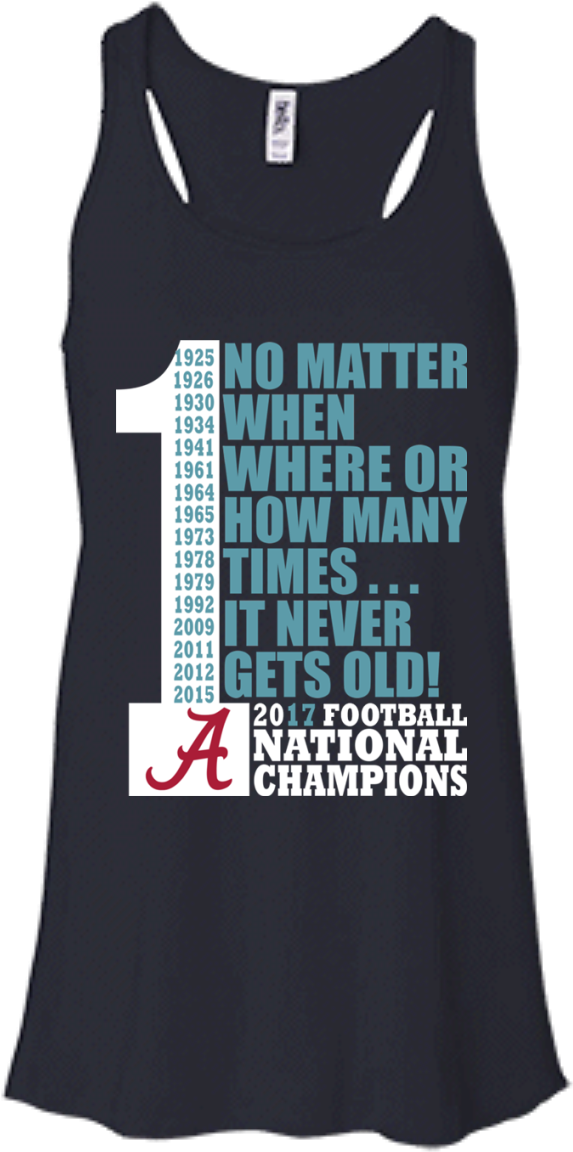 Alabama Crimson Tide No Matter When Where Or How Many - T-shirt Clipart (1155x1155), Png Download