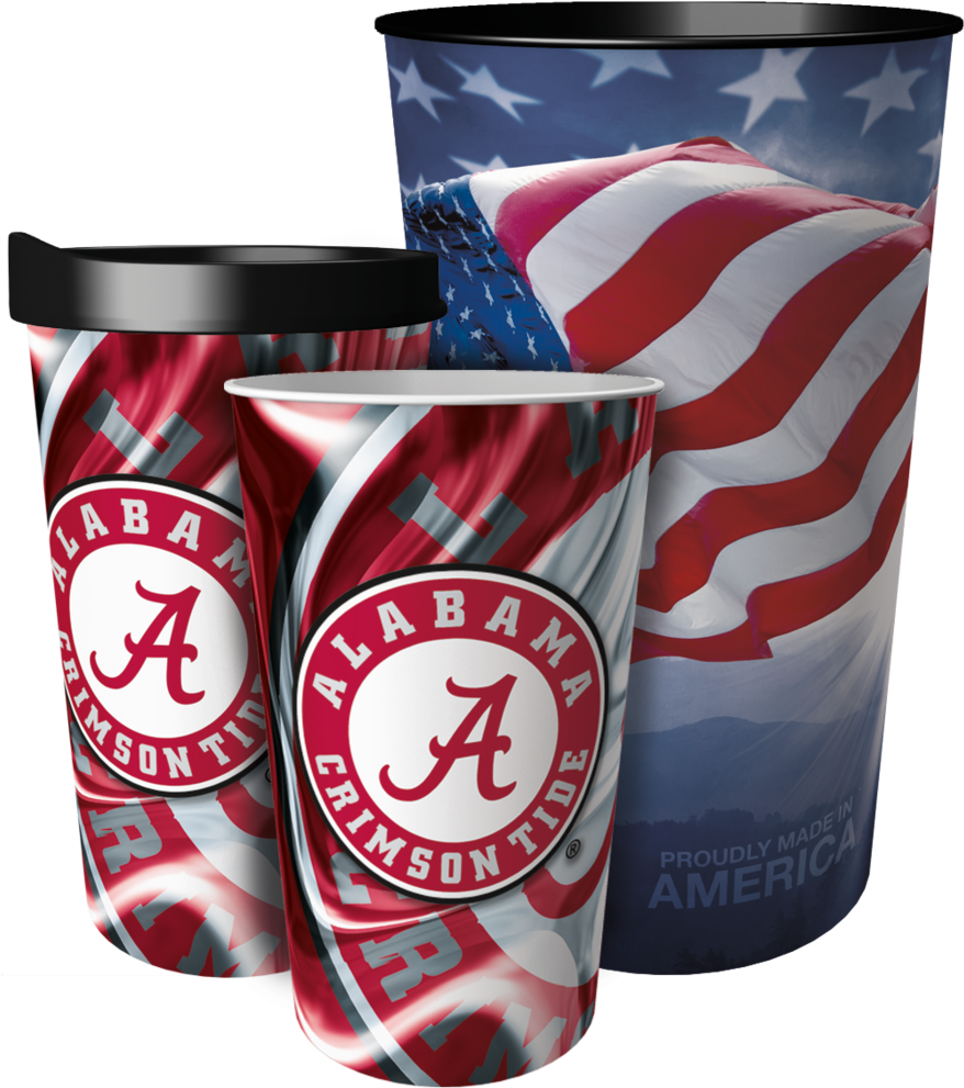 Ncaa Alabama Crimson Tide Bucket, 5-quart , Png - College Clipart (878x991), Png Download