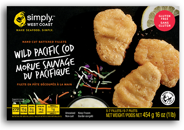 Wild Pacific Cod - Bk Chicken Nuggets Clipart (600x600), Png Download