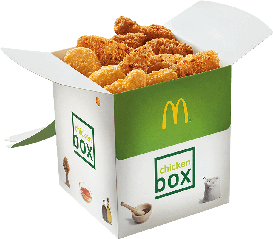 Chicken Box Duży - Mcdonalds Chicken Box Poland Clipart (920x920), Png Download