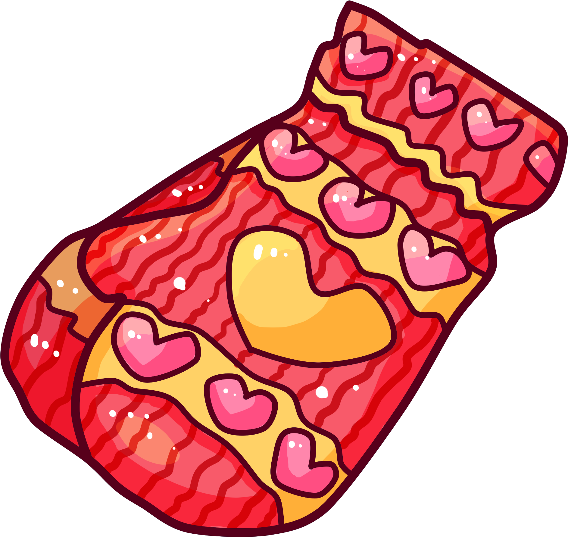 Winter Cute Gloves Warm Png And Psd Clipart (2000x2000), Png Download