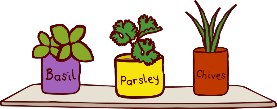 They're Easy-peasy Plants To Grow Smell Yummy - Illustration Clipart (893x352), Png Download