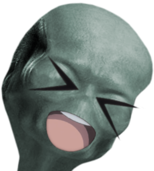 Ayy Lmao - Ayylien Xd - Mask Clipart (600x666), Png Download