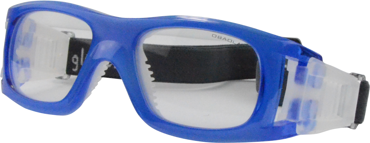 Sp0863 Blue Sports Goggles - Plastic Clipart (1440x600), Png Download