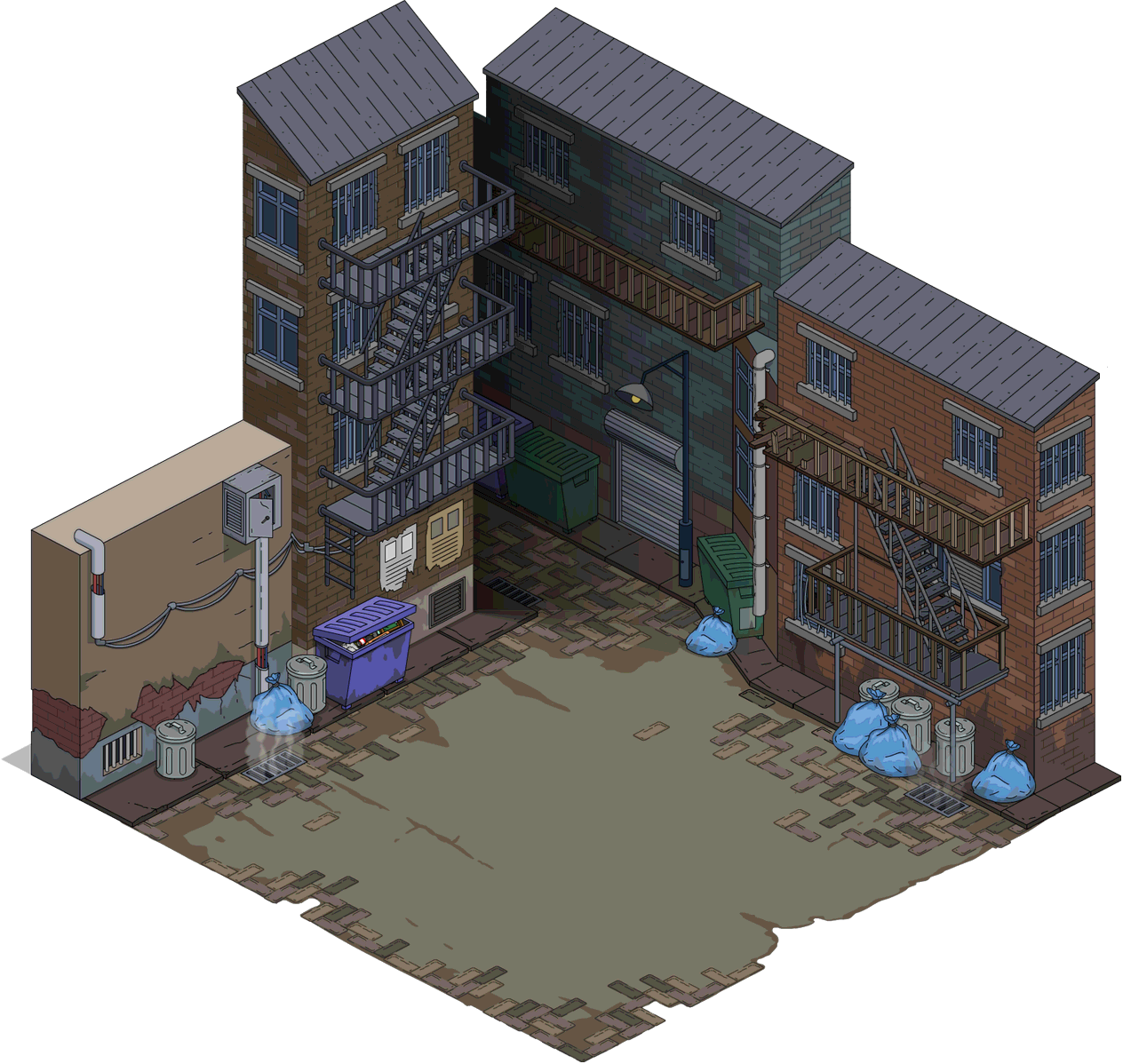 Orphan Alley - House Clipart (1264x1198), Png Download