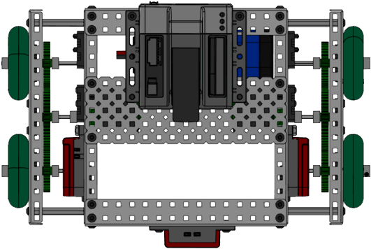 Recbot Top Down - Electronic Component Clipart (800x600), Png Download