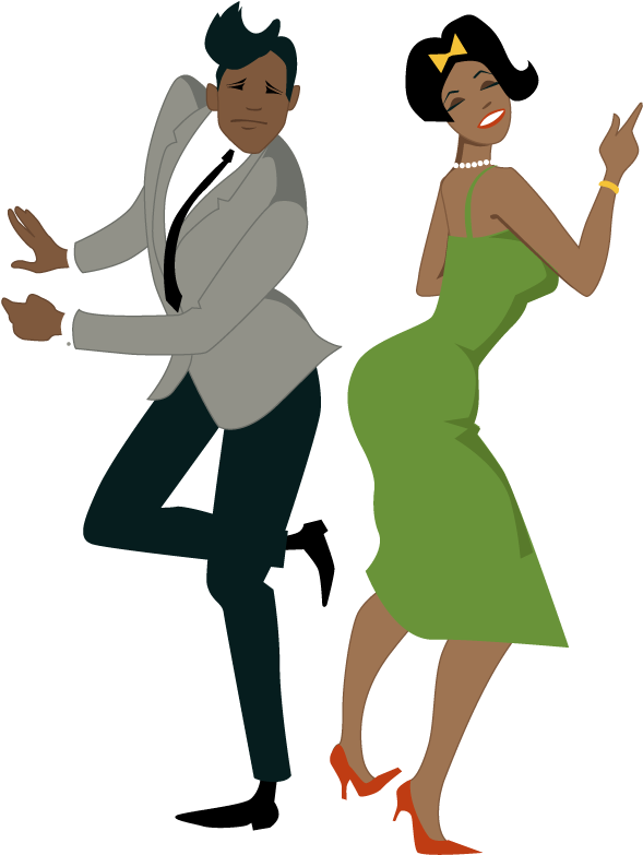 Mary Morony - Twist Dance Clipart (600x800), Png Download