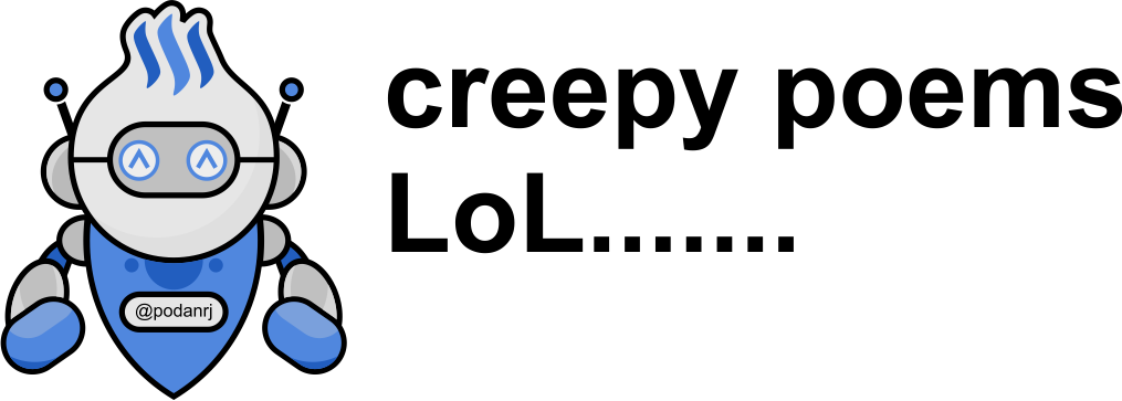 Creepy Poem Clipart (1015x363), Png Download