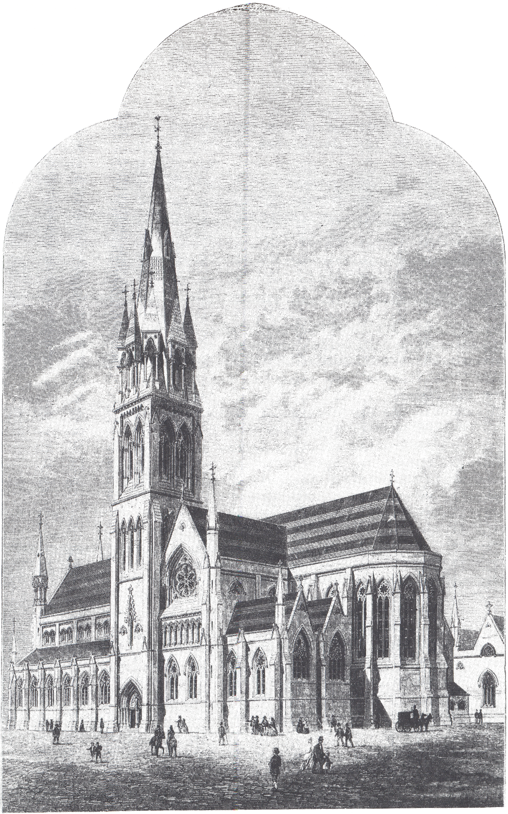 Monaghan Drawing Of St - Chapel Clipart (1686x2700), Png Download
