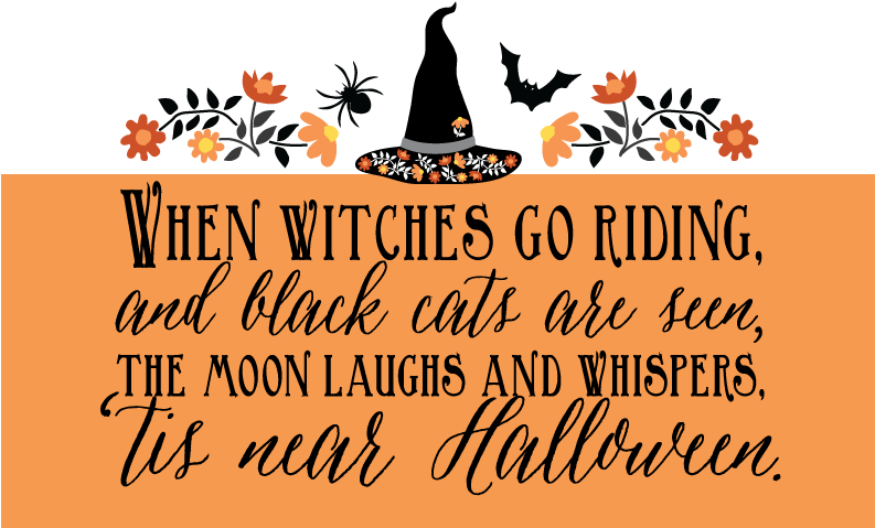 3 Free Halloween Poem Prints - Halloween Poem Clipart (792x612), Png Download