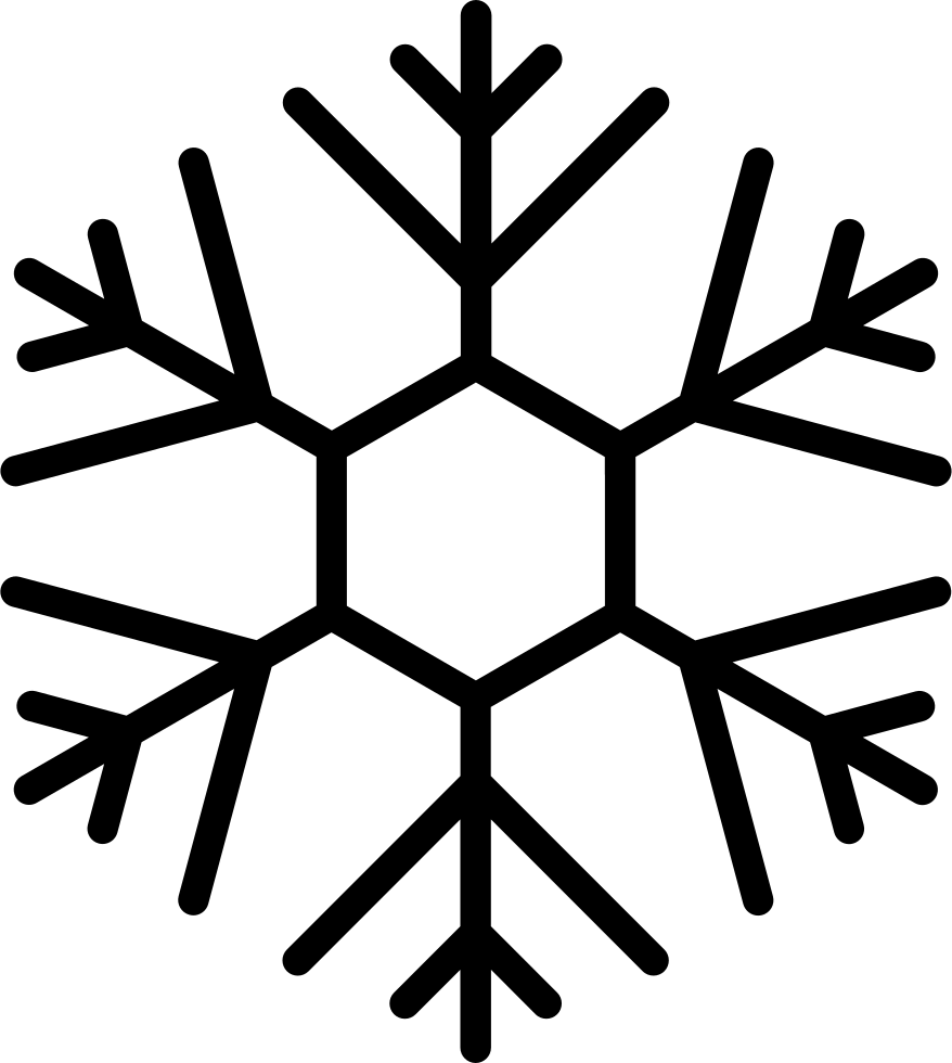 Png File - Disegno Di Un Fiocco Di Neve Clipart (878x980), Png Download