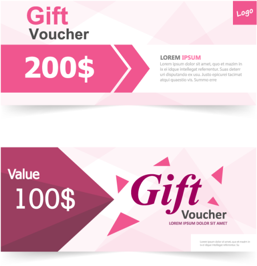 Graphic Free Library Colorful Voucher Template With - Gift Voucher Template Png Clipart (640x640), Png Download