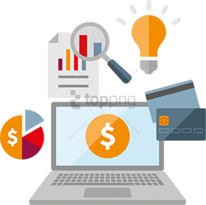 Digital Financial Icon Png Clipart (850x846), Png Download