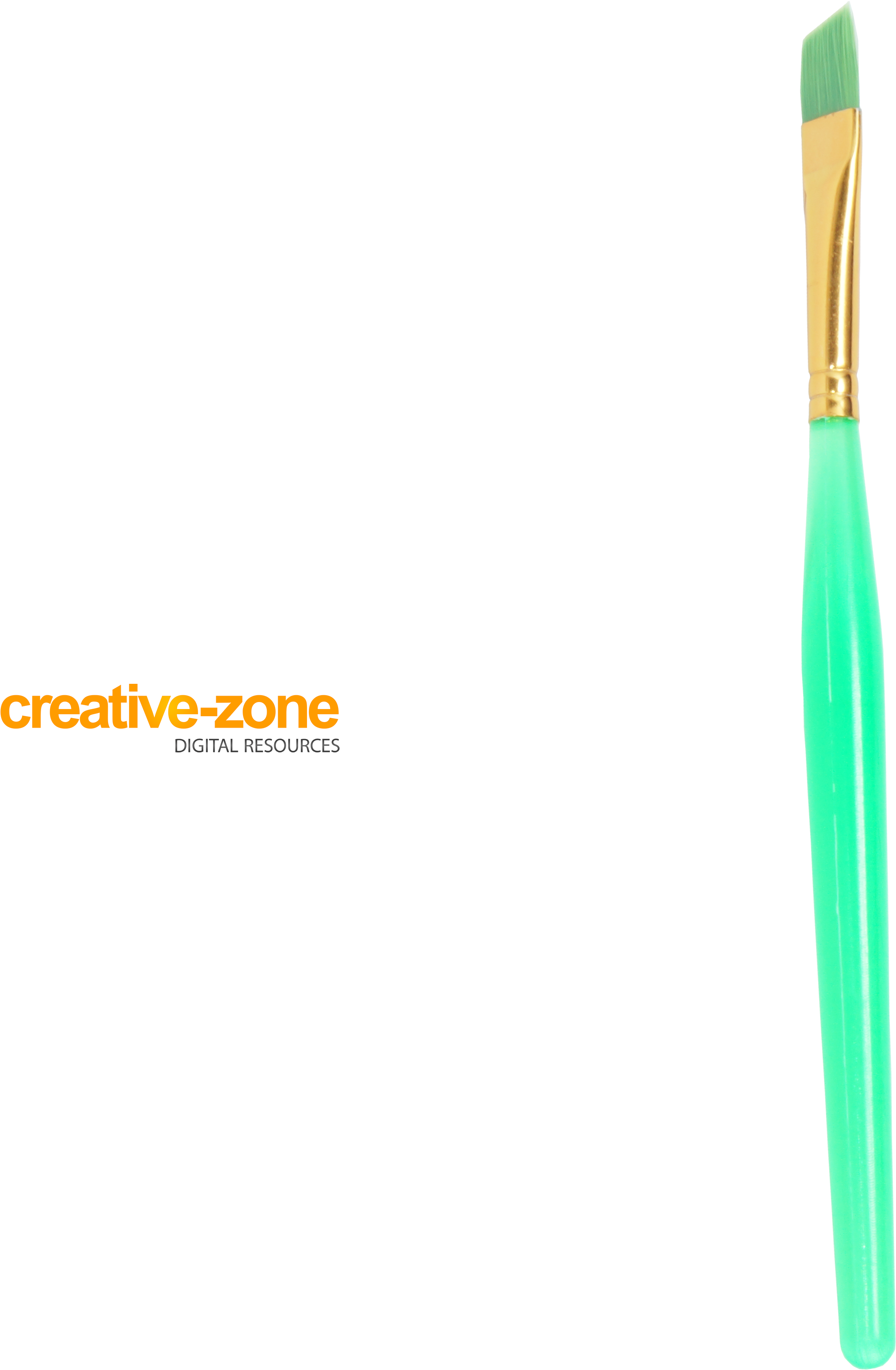 Brush, Paintbrush, Turquoise, Transparent - Paint Brush Clipart (6000x4000), Png Download