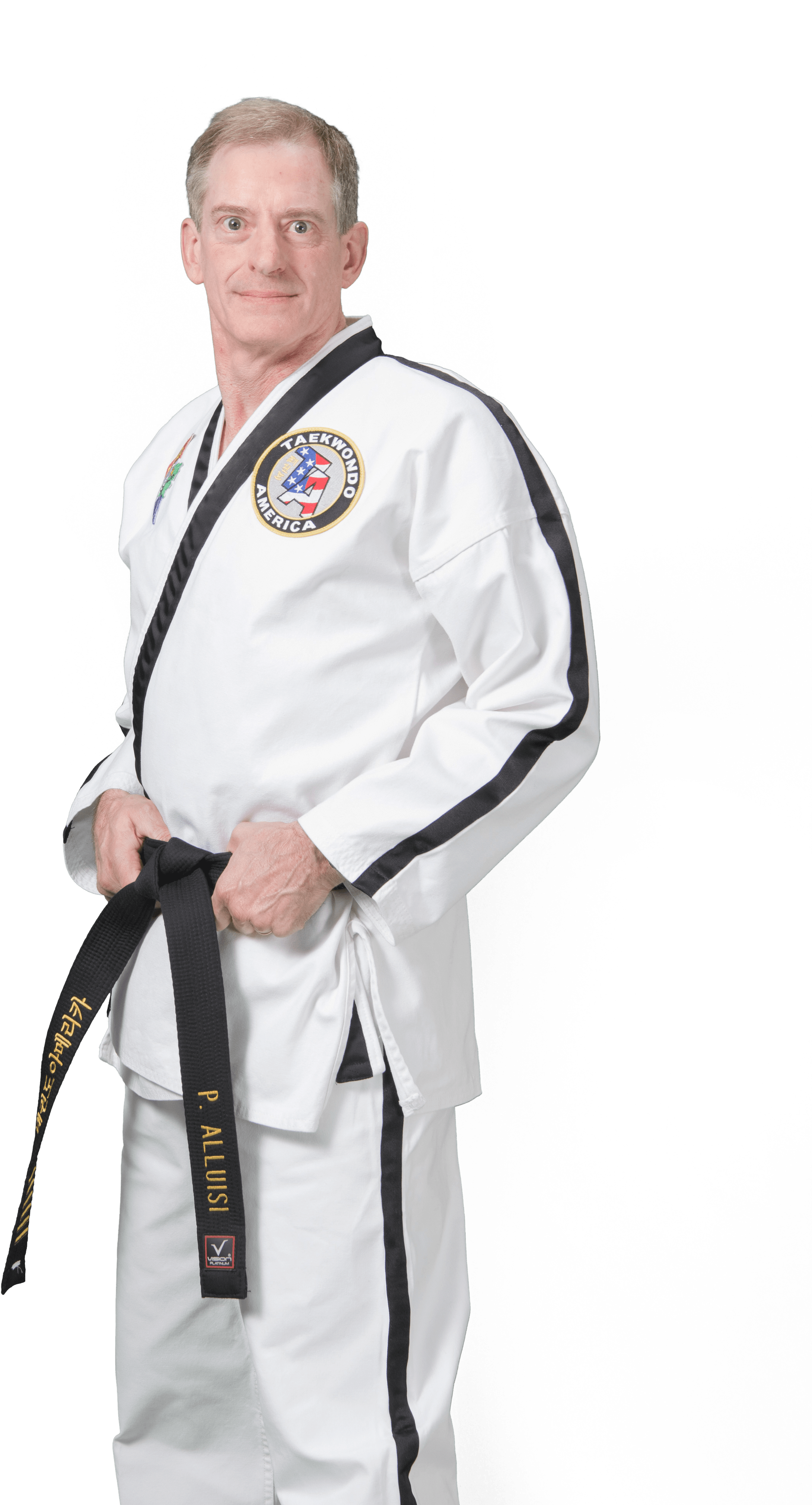 Paul Alluisi - Black Belt Clipart (2859x4288), Png Download