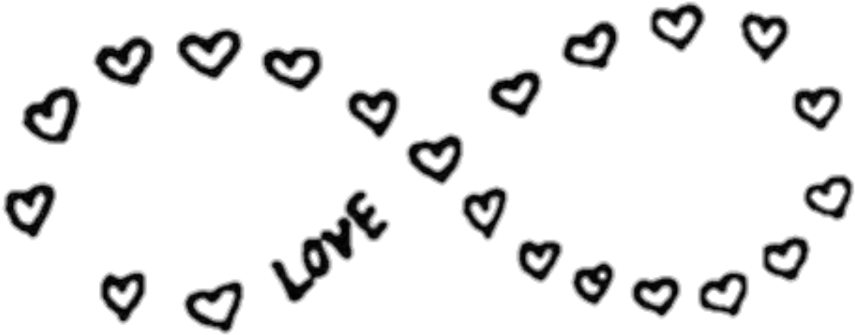 #infinity #love #hearts #aesthetic #tumblr #cute Clipart (1024x1024), Png Download