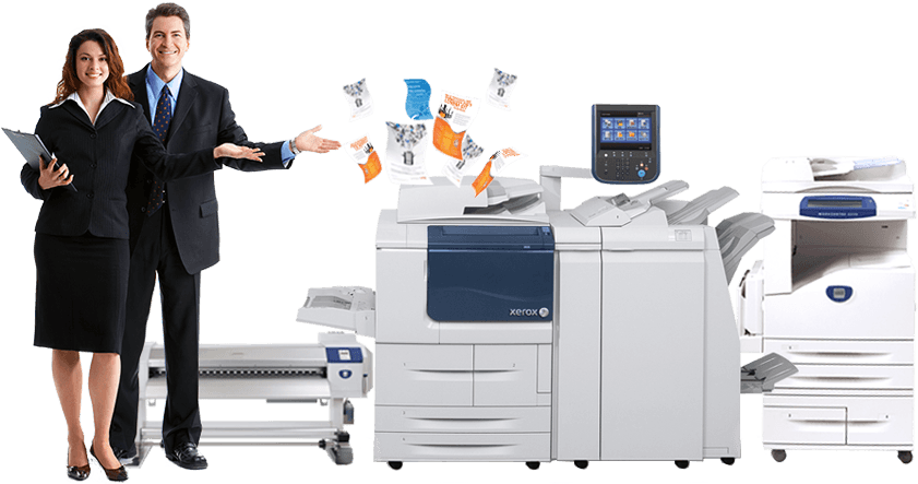 Our Office Printing Solutions Deliver Flexibility And - Business Woman & Men Clipart (900x450), Png Download