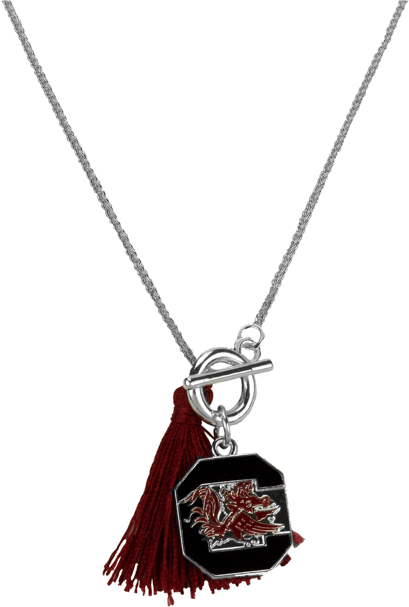 University Of South Carolina Tassel Norma Necklace - Locket Clipart (1200x1200), Png Download