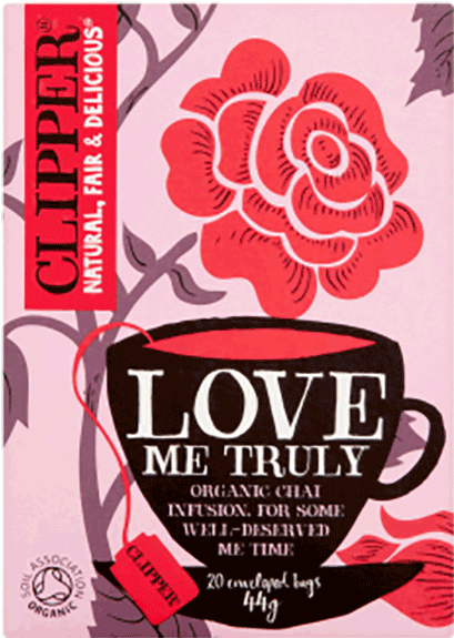 Organic Love Me Truly - Clipper Love Me Truly - Png Download (600x600), Png Download