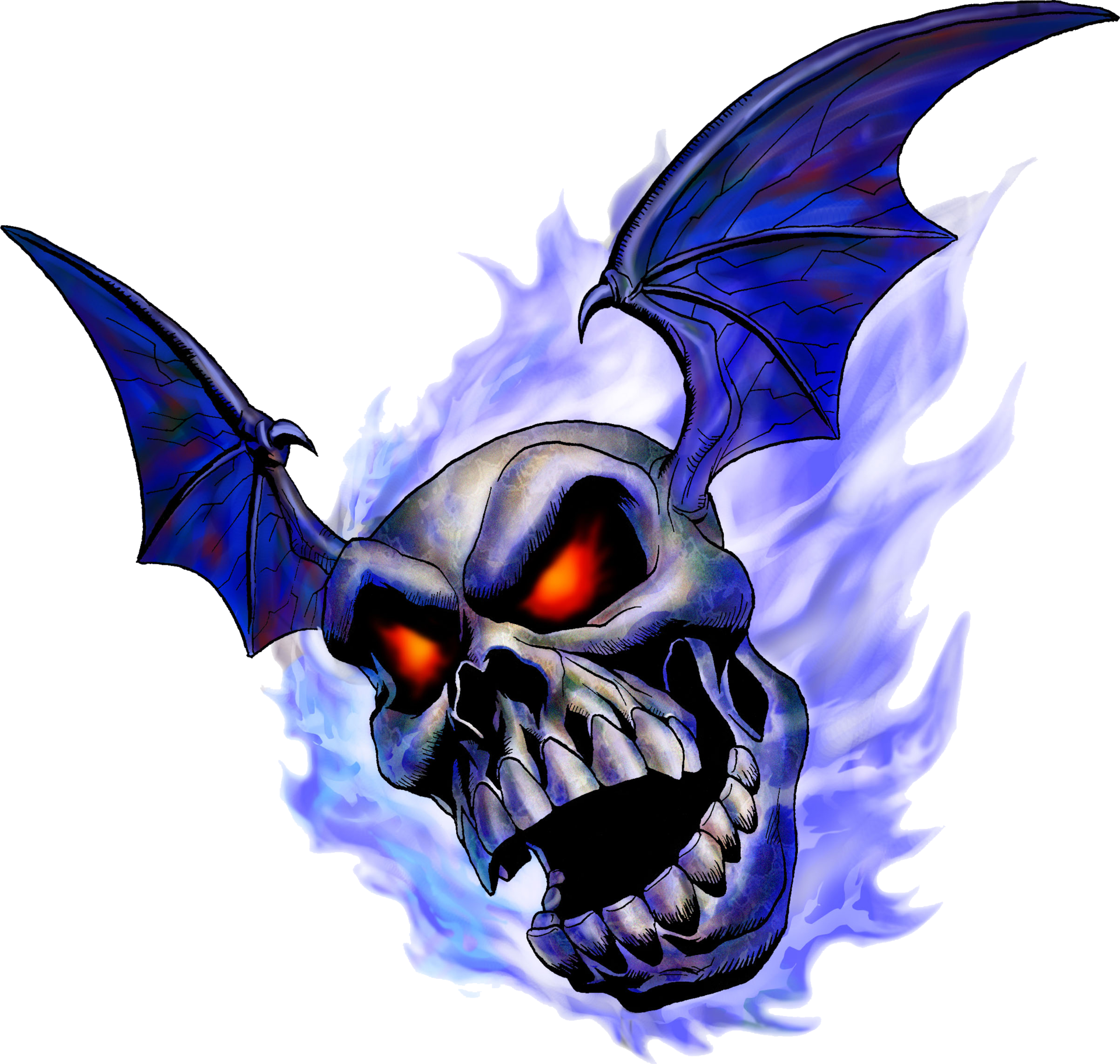 1920px Oot Blue Bubb - Ocarina Of Time Blue Bubble Clipart (1920x1824), Png Download