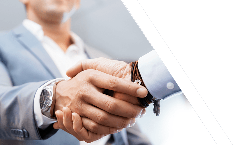 Business Attire And Handshake - Successful Partnerships Clipart (800x499), Png Download