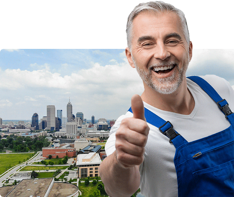 Local Guys You Can Trust - Smiling Repair Man Clipart (805x677), Png Download