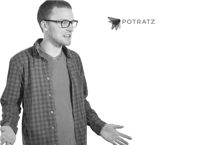We Drive Qualified Leads With Linkedin - Standing Clipart (684x501), Png Download