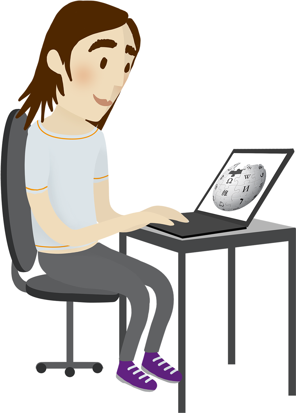Figur 2 Machmit Wikipedia-animation - Sitting Clipart (1159x1417), Png Download