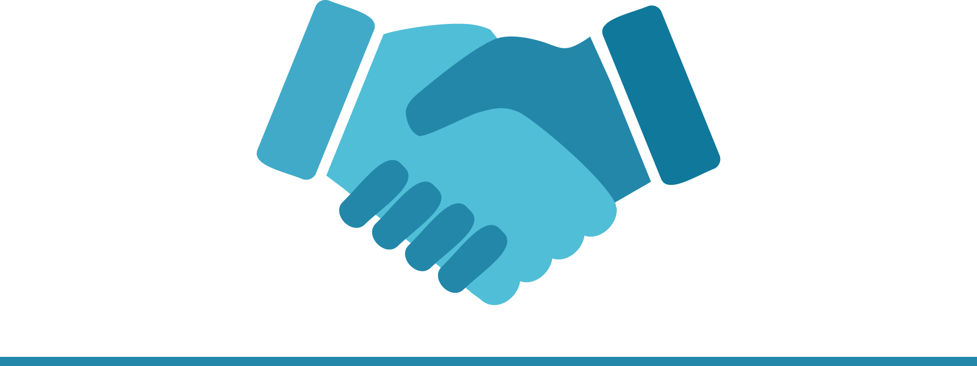 We Support Our Customers With Expertise-driven Services - Handshake Clipart (1920x720), Png Download
