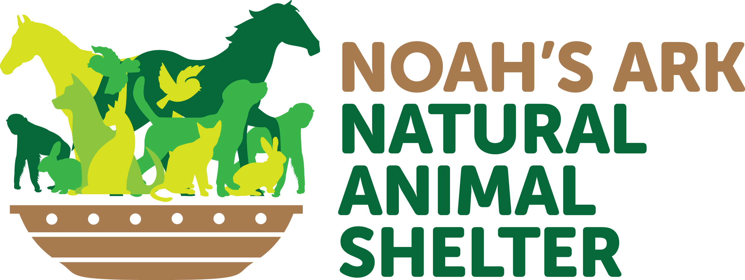Noah's Ark Natural Animal Sanctuary Clipart (2480x933), Png Download