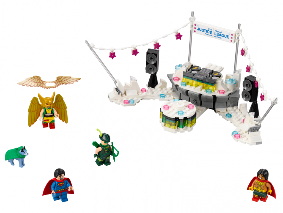 Lego Justice League Anniversary Clipart (980x980), Png Download