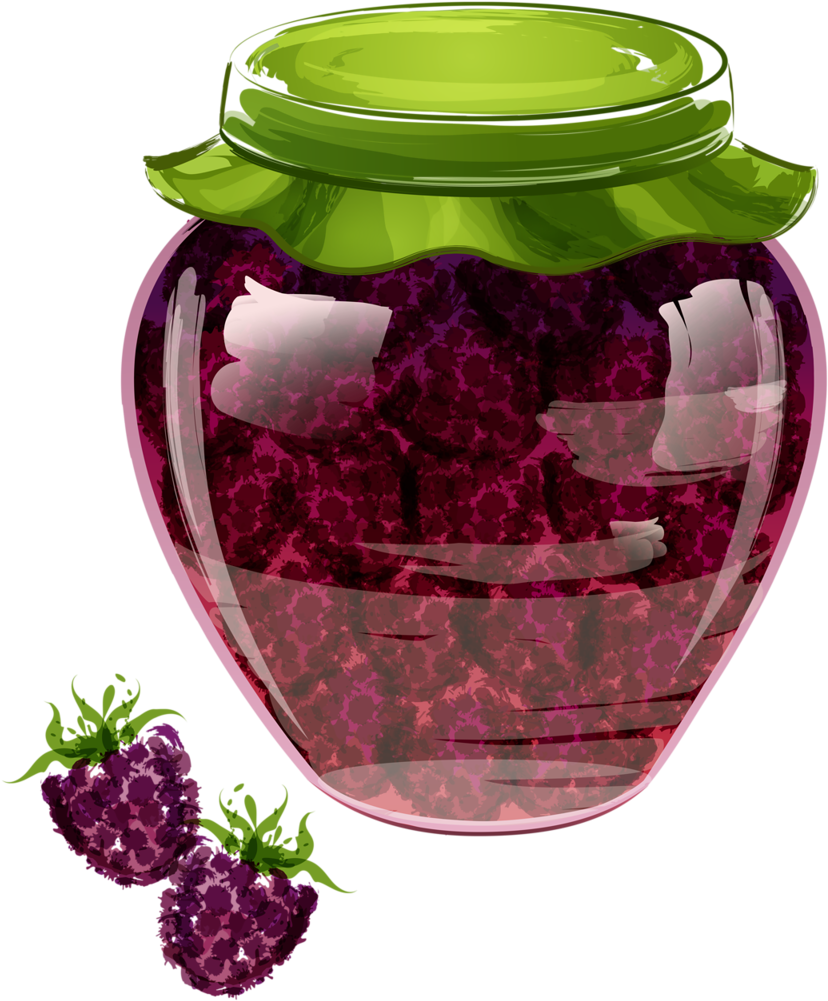 Grape Jam, Grape Jelly, Jelly Jars, Kitchen Blackberry Jam Clipart Png Download Large Size