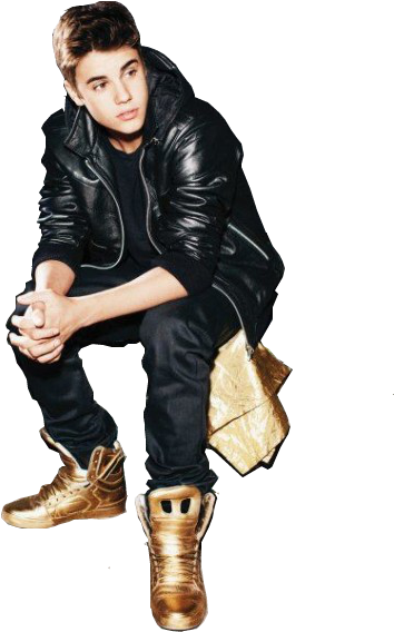 Justin Bieber Believe Png - Leather Jacket Clipart (500x750), Png Download