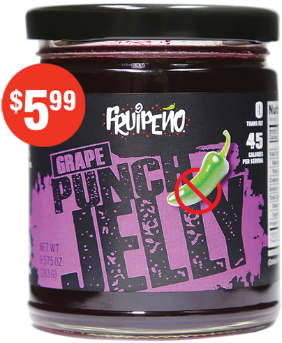 Spread My Delicious Grape Punch Jelly Along With Cream - Chutney Clipart (498x652), Png Download