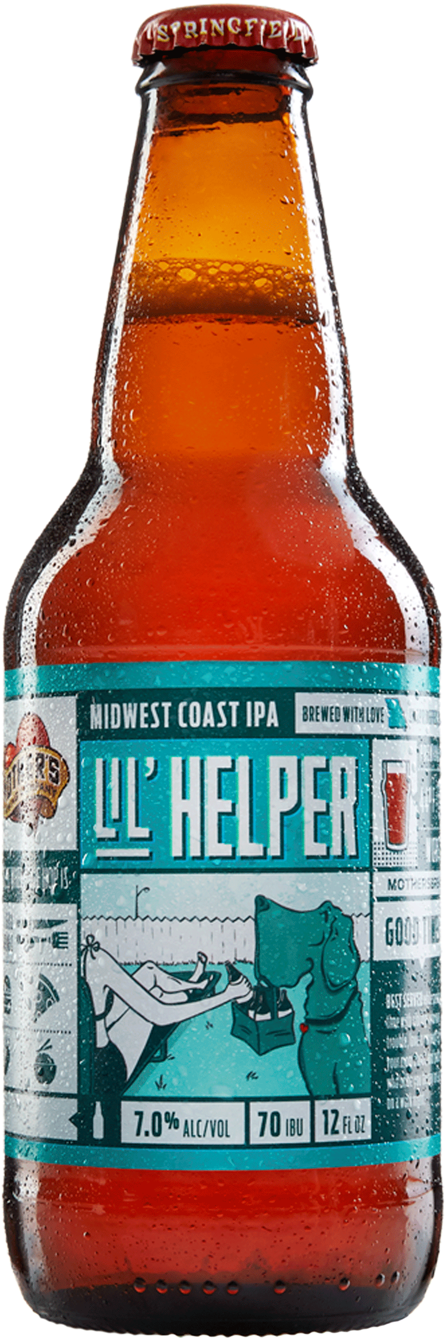 9594844 - Mothers Brew Co Bottle Clipart (1231x2918), Png Download